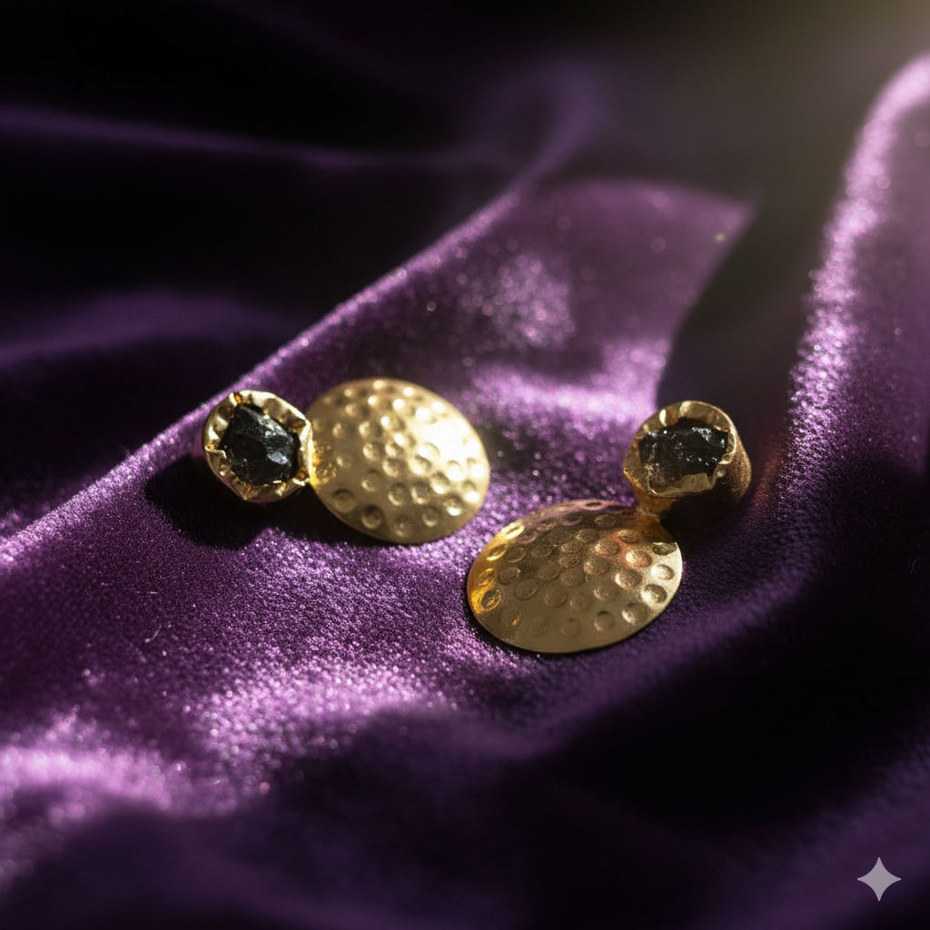 The Ancient Coin Drop Earrings