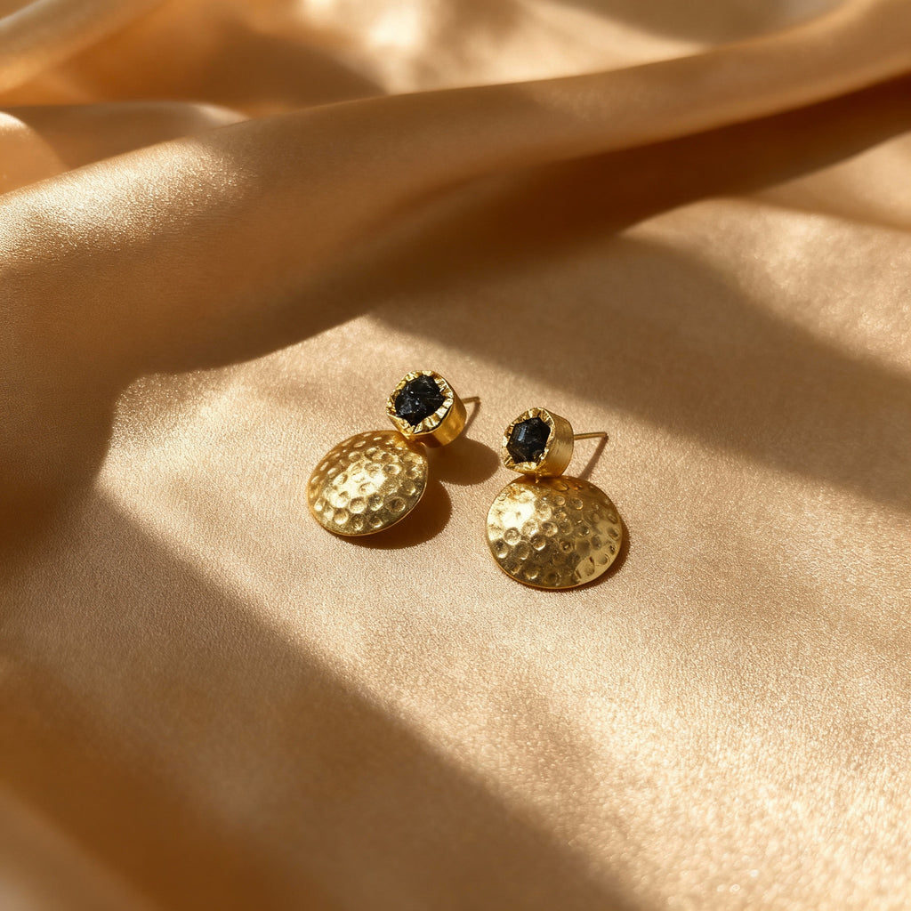 The Ancient Coin Drop Earrings
