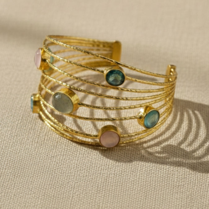 The Aegean Sea Multi-Stone Cuff