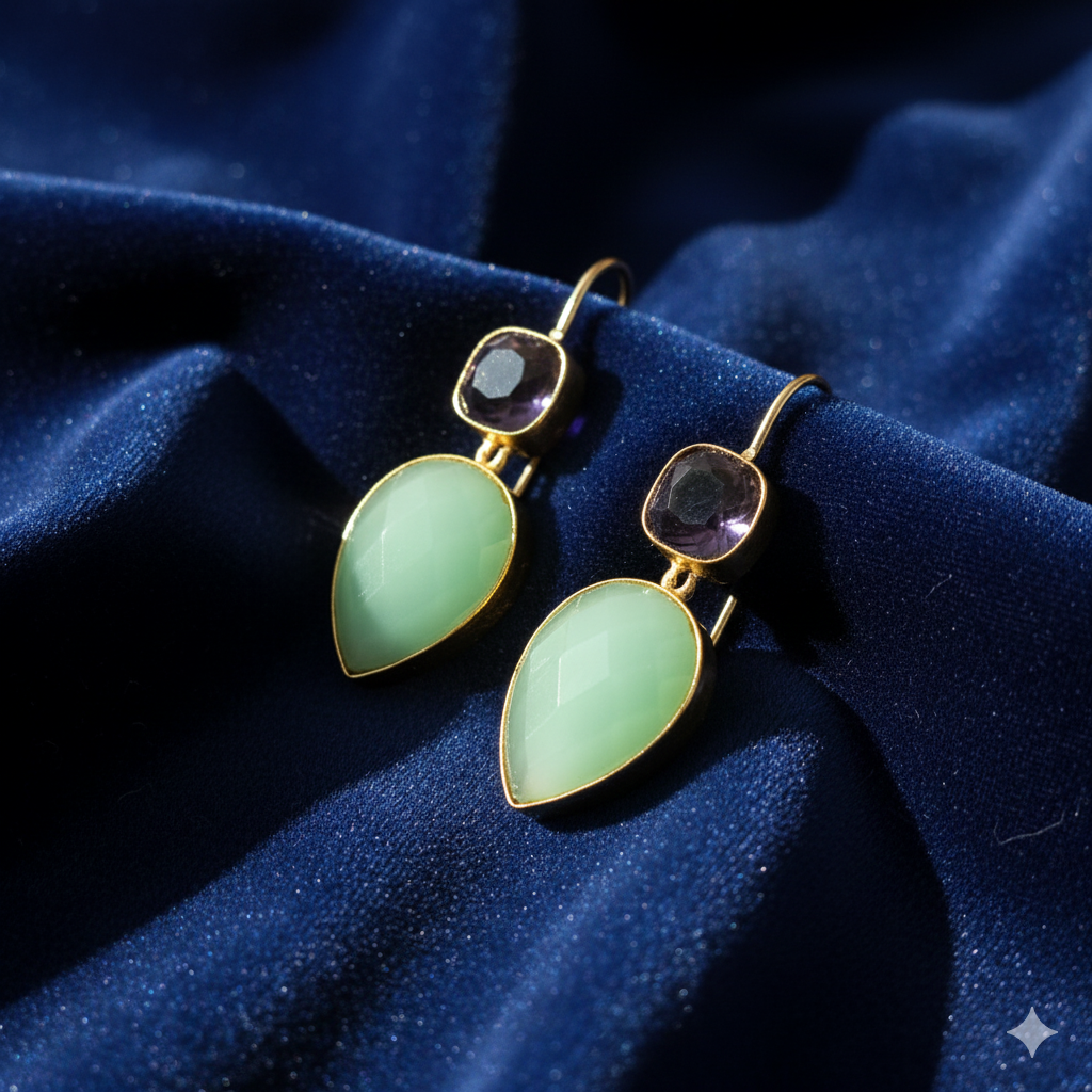 The Mystical Harmony Drop Earrings