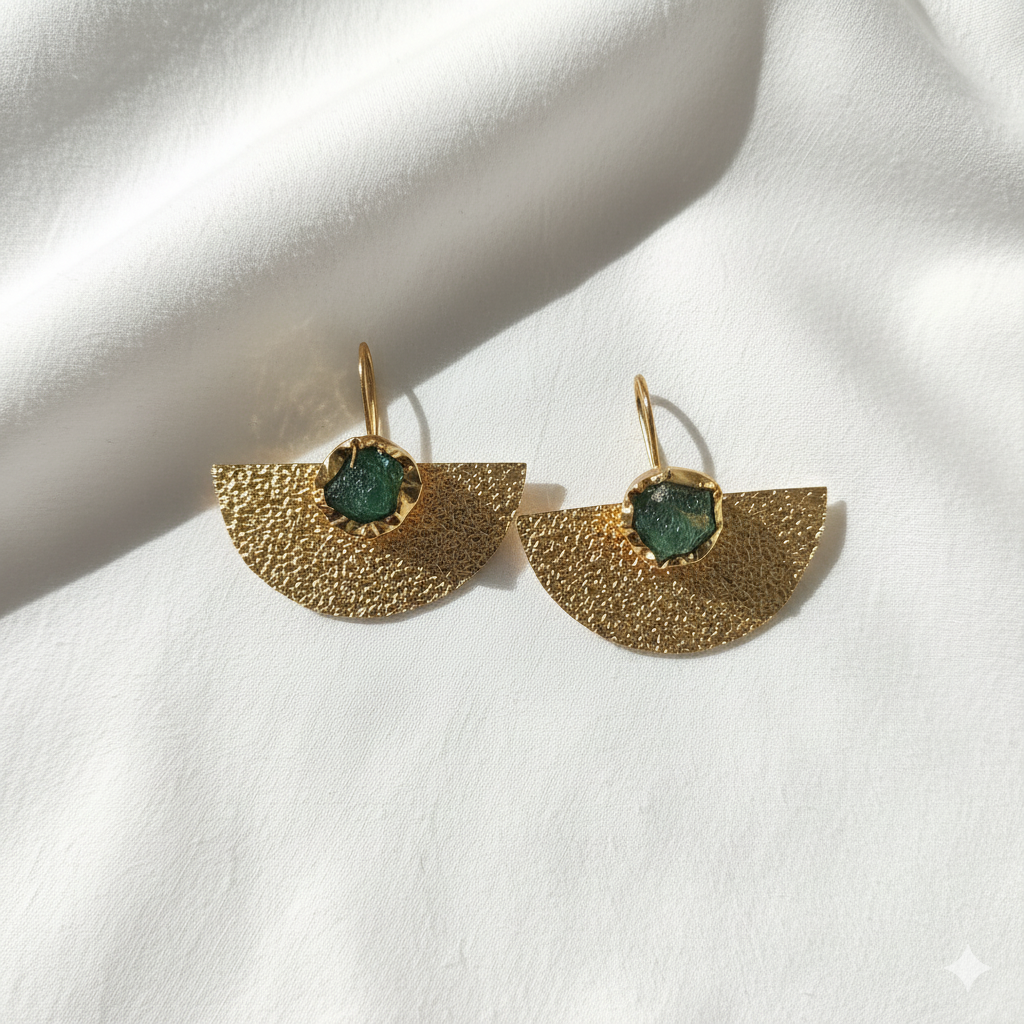 The Moroccan Sun Fan Earrings